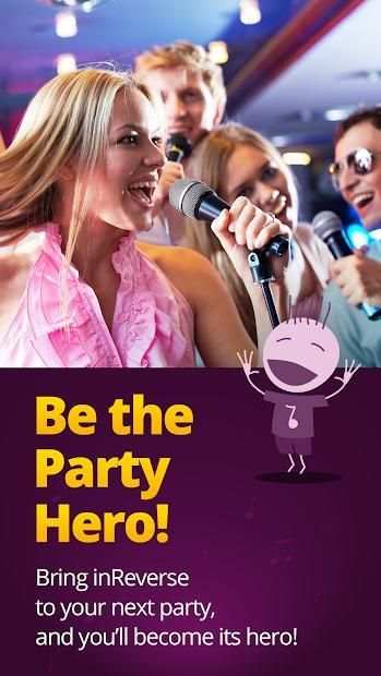 inReverse Party Game - Backwards Karaoke screenshot 1