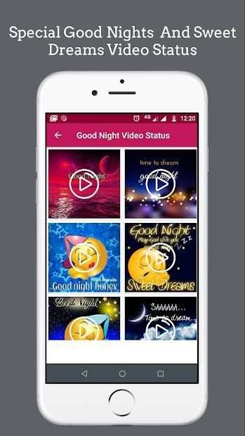 Good Night Video Status स्क्रीनशॉट 2