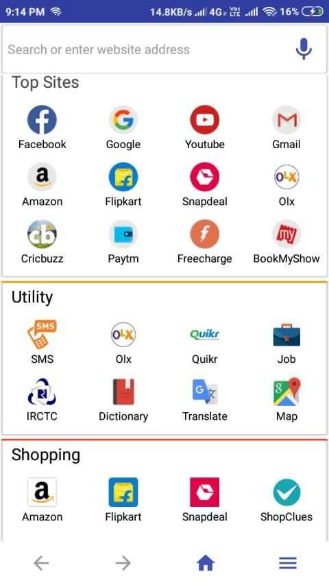 Bc browser screenshot 2