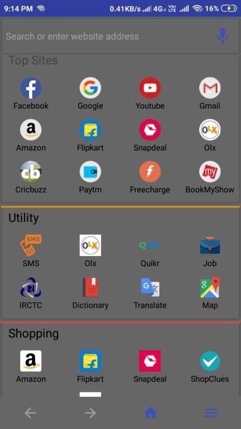 Bc browser स्क्रीनशॉट 4