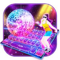 Dance Night Neon Keyboard Theme on 9Apps