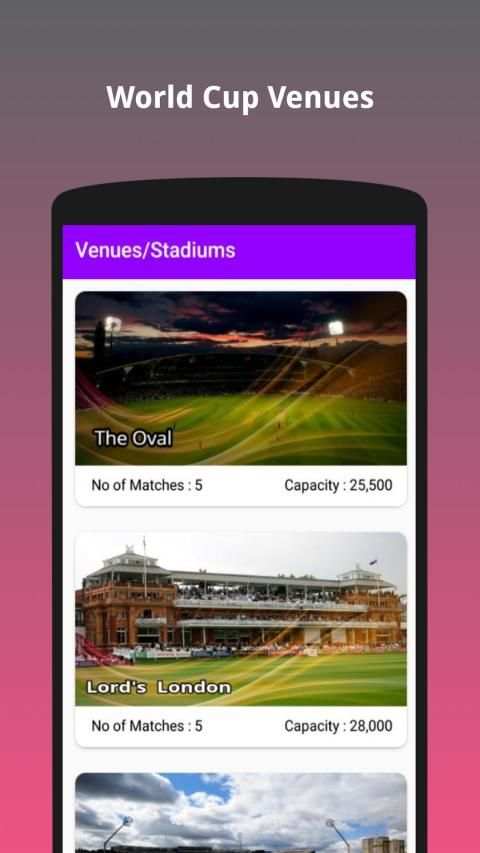 Cricket World Cup 2019 - Schedule , Live Scores screenshot 2