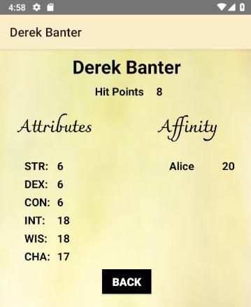 Derek Banter - Interactive text adventure RPG स्क्रीनशॉट 4