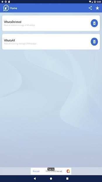 WhatsDelete - Read WhatsApp deleted messages screenshot 1