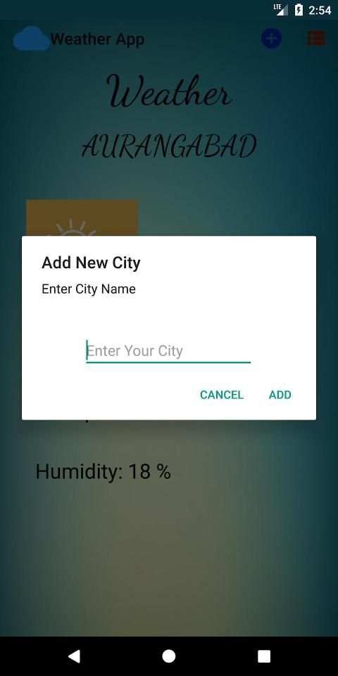 Weather App स्क्रीनशॉट 2