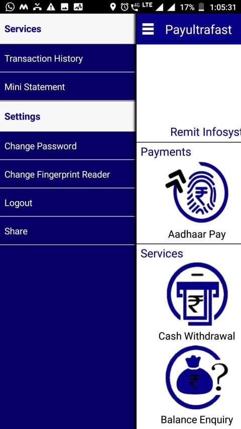 PayUltraFast AEPS screenshot 1