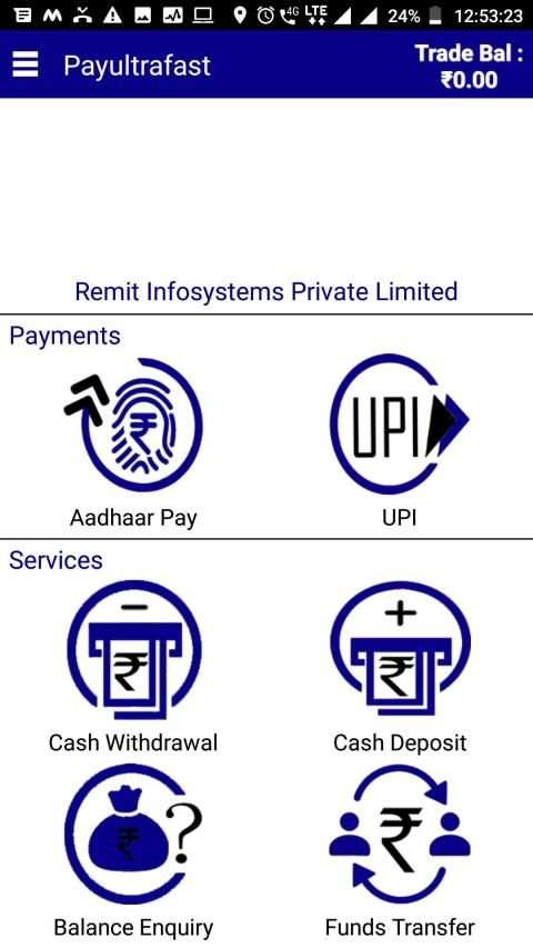 PayUltraFast AEPS स्क्रीनशॉट 3