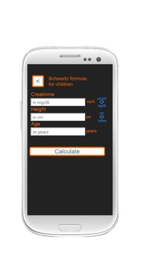 Kidney Glomerular Filtration Rate eGFR Calculator स्क्रीनशॉट 6
