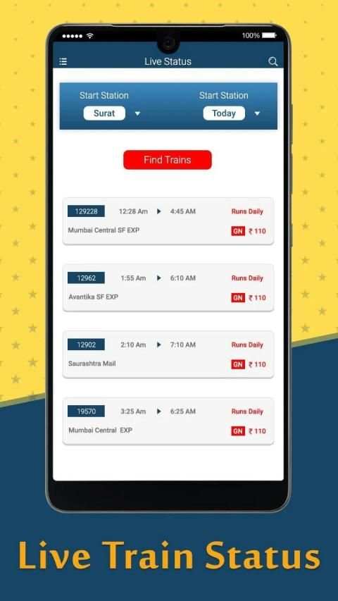 Live Train Status : Where is my Train स्क्रीनशॉट 2