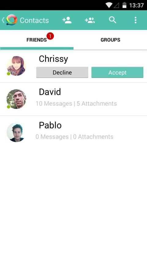 Hoccer – the secure Messenger screenshot 2