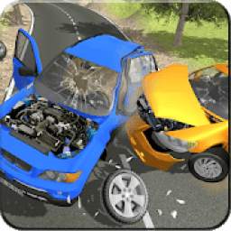 Car Crash Simulator: Beam Damage Car Accidents