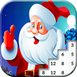 ikon Coloring Book Christmas Pixel Art Learning Game
