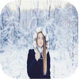 إطار صورة تساقط الثلوج 1.6