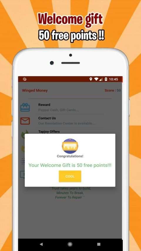 Winged Money: Paypal Cash & Gift Cards 7 تصوير الشاشة