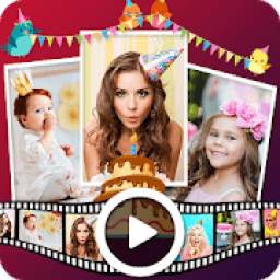 Birthday Video Maker with Music And Pictures