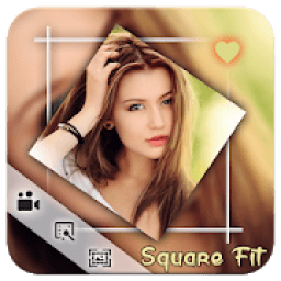 SquareFit : Crop Editor-Beauty : Cut Video Maker आइकन