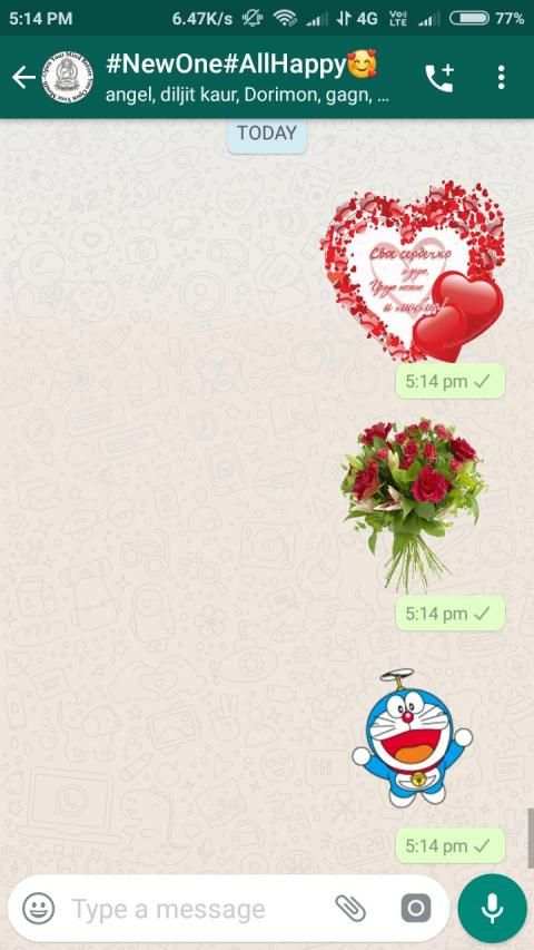 New whatsApp stickers screenshot 2