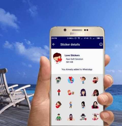 New whatsApp stickers screenshot 4