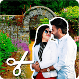 ikon Copy and paste photo on Garden backgrounds eraser