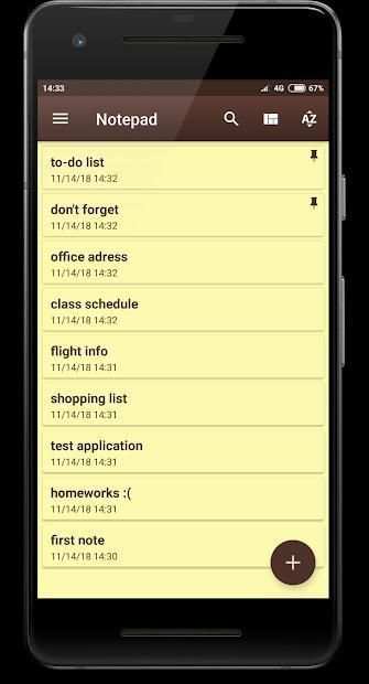 Notepad screenshot 6