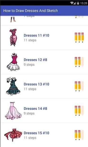 ❤️How to Draw Dresses & Sketch❤️ screenshot 13