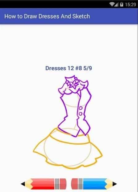 ❤️How to Draw Dresses & Sketch❤️ screenshot 9