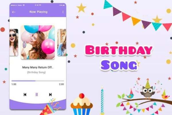 Birthday Song Download Free स्क्रीनशॉट 1