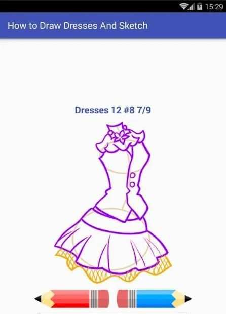 ❤️How to Draw Dresses & Sketch❤️ screenshot 5