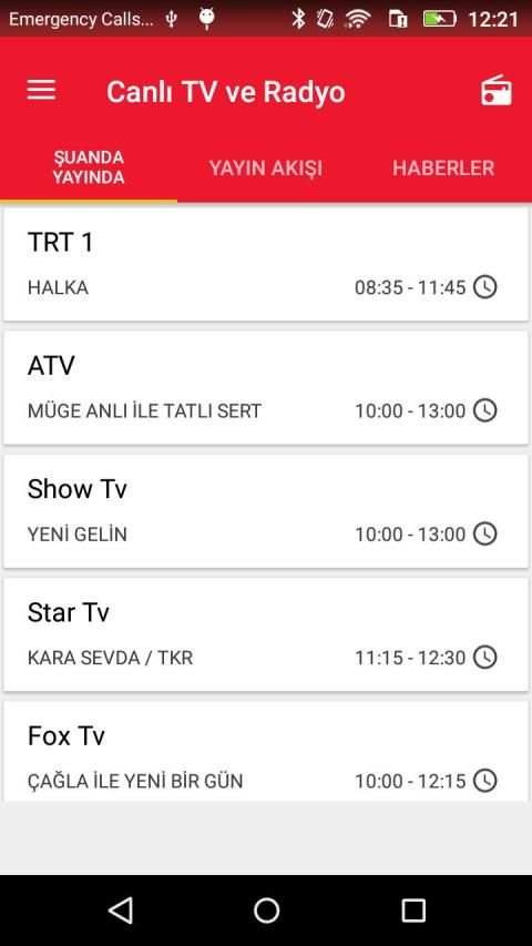 Canlı TV - Mobil Radyo screenshot 1