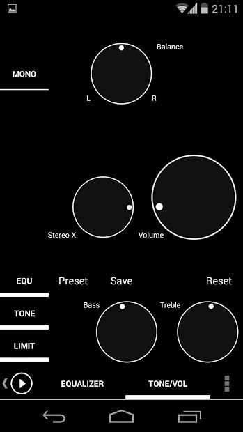 Skin for Poweramp v2 KK White screenshot 1