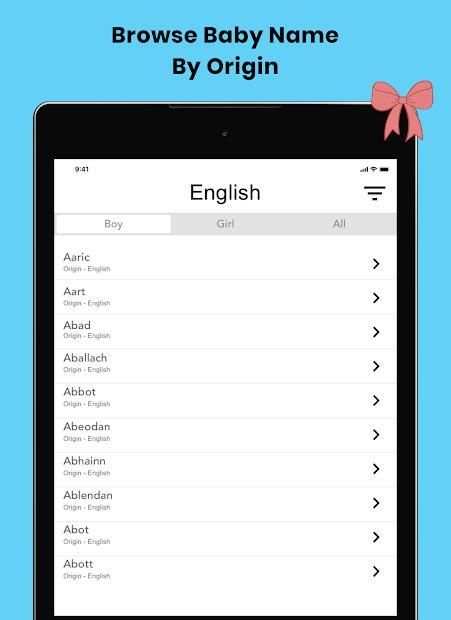 Bump - Baby name with meanings screenshot 2