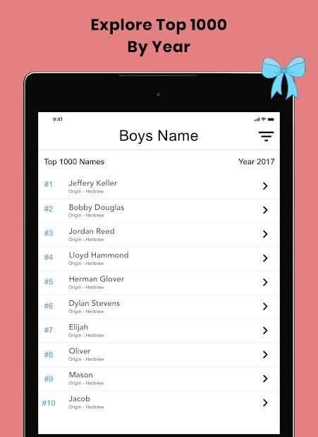 Bump - Baby name with meanings screenshot 1
