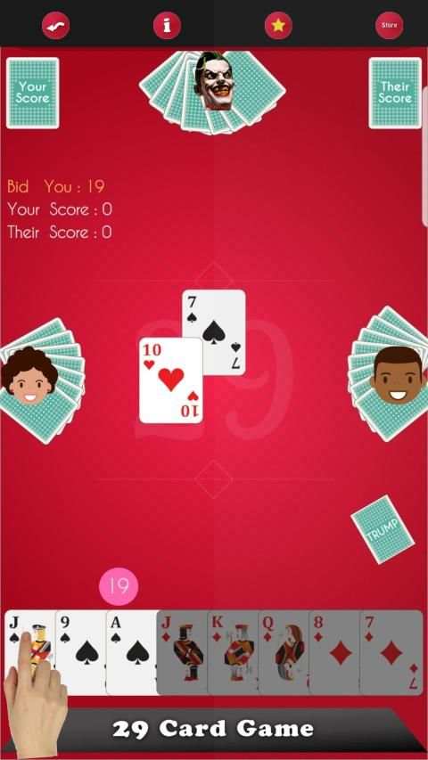 29 Card Game screenshot 1