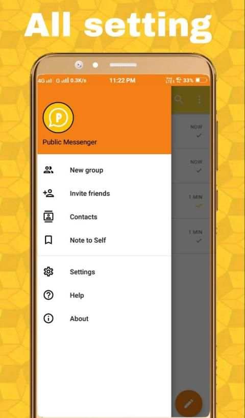 Public Messenger / HD Video Calling screenshot 2