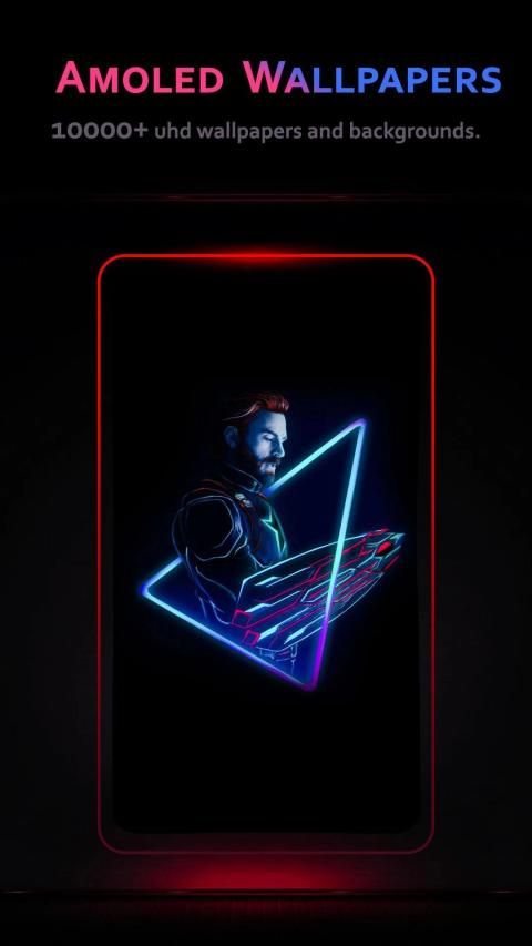 Minimal Red, amoled, black, rgb, HD phone wallpaper | Peakpx