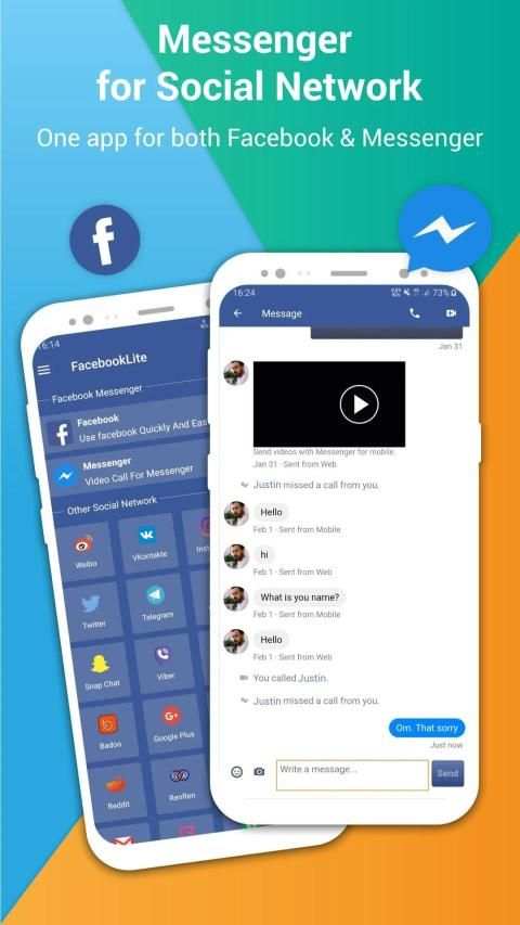 Messenger for Social - Video Call & Text Message screenshot 5