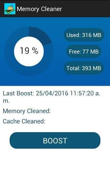 Memory Cleaner screenshot 1