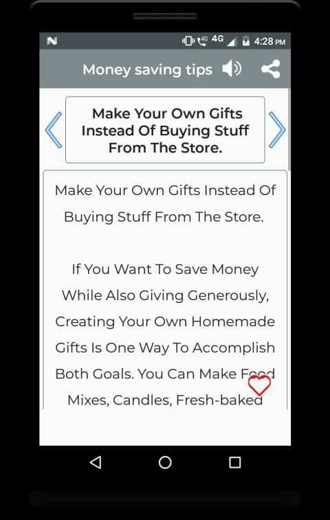 Money saving tips screenshot 1