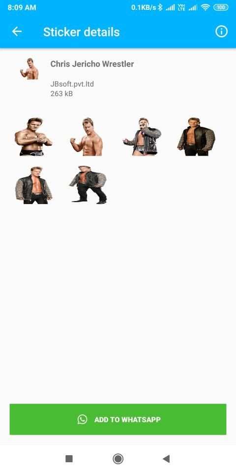 WWE Stickers For WhatsApp स्क्रीनशॉट 2