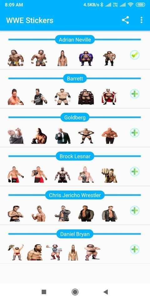 WWE Stickers For WhatsApp स्क्रीनशॉट 4