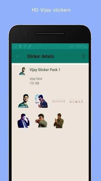Vijay WhatsApp Stickers screenshot 3