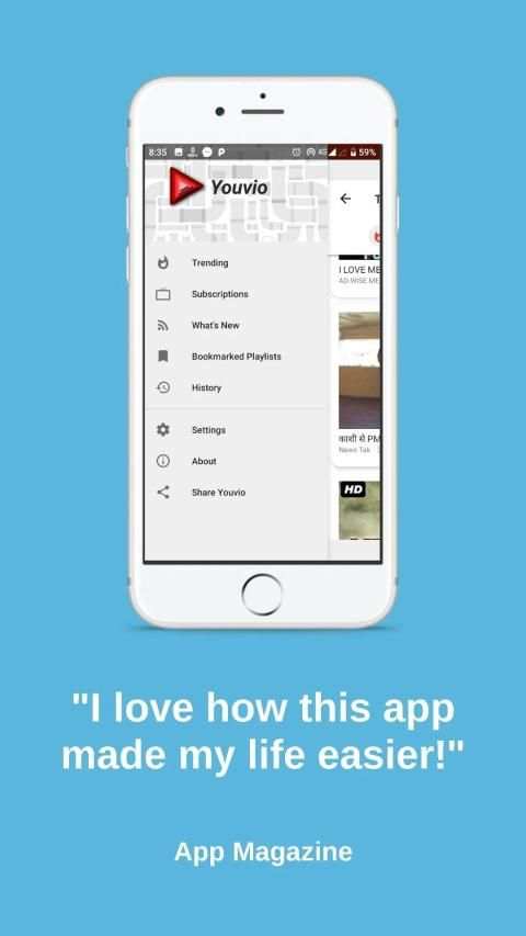 Youvio - Floating Video Player screenshot 1