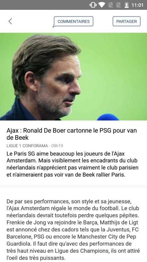 Foot Mercato : transferts, résultats, news, live screenshot 7