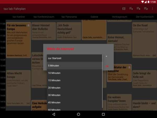 taz lab 2019 Fahrplan screenshot 4