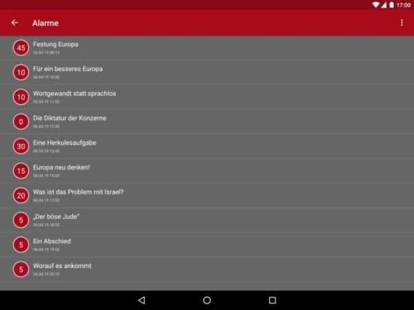 taz lab 2019 Fahrplan screenshot 3