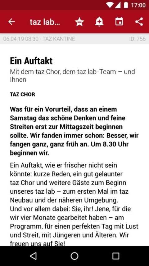 taz lab 2019 Fahrplan screenshot 15