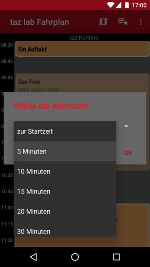 taz lab 2019 Fahrplan screenshot 11