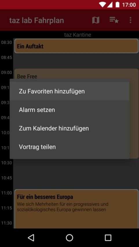 taz lab 2019 Fahrplan screenshot 13