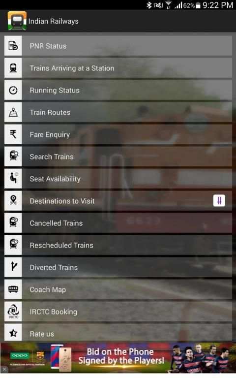 Indian Railways - IRCTC Train Enquiry & PNR Status screenshot 2