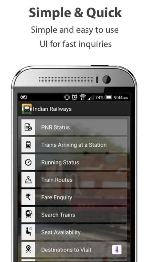 Indian Railways - IRCTC Train Enquiry & PNR Status screenshot 11
